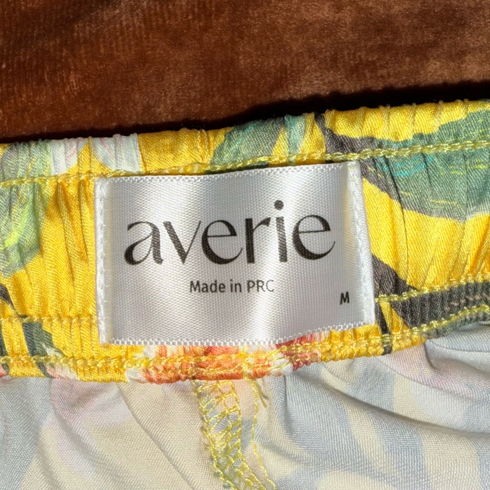 Averie Floral Pajama Set with Green Trim - Medium - Picture 4 of 8